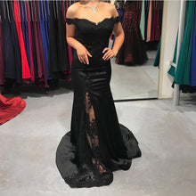 Load image into Gallery viewer, black evening gowns

