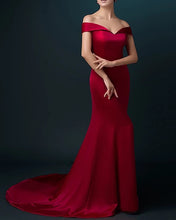 Load image into Gallery viewer, burgundy bridesmaid dresses

