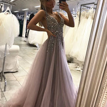 Load image into Gallery viewer, Sparkly-Prom-Dresses
