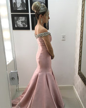 Load image into Gallery viewer, nude-pink-prom-dresses
