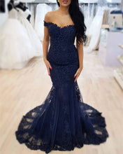 Load image into Gallery viewer, Lace-Evening-Dresses
