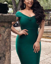 Load image into Gallery viewer, Mermaid Off-The-Shoulder Court Train Prom Evening Dresses
