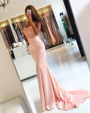 Load image into Gallery viewer, Elegant Appliques Sweetheart Satin Mermaid Prom Dress-alinanova
