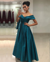 Load image into Gallery viewer, Teal-Green-Prom-Dresses
