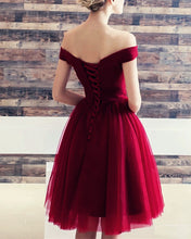 Load image into Gallery viewer, Sexy-Off-The-Shoulder-Homecoming-Dresses-Short-Bridesmaid-Dresses-Dress-For-Wedding-Party
