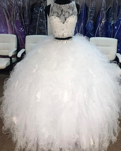Two-Piece-Quinceanera-Dresses-White-Ball-Gowns-Sweet-16