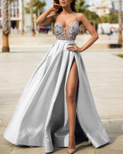 Load image into Gallery viewer, Silver Formal Dress
