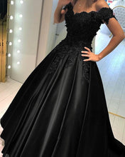 Load image into Gallery viewer, alinanova ball gowns prom dresses 7010 Black
