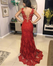 Load image into Gallery viewer, Lace Mermaid Prom Dresses

