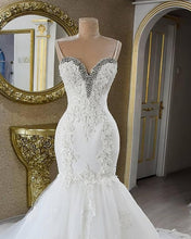 Load image into Gallery viewer, Lace Mermaid Wedding Gown Sweetheart
