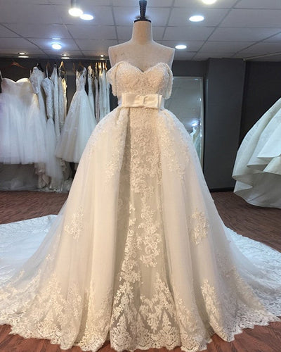 Lace Sweetheart Mermaid Wedding Dress 2020