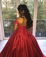 Load image into Gallery viewer, Red Quinceanera Dresses For Sweet 16

