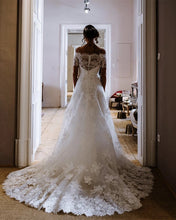Load image into Gallery viewer, Vintage Lace Wedding Gown
