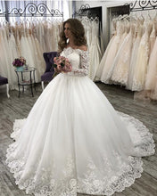 Load image into Gallery viewer, Ball Gown Wedding Dress White
