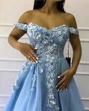 Load image into Gallery viewer, Charming Prom Dresses Light Blue
