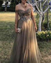 Load image into Gallery viewer, Taupe Prom Dresses
