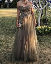 Load image into Gallery viewer, Light Brown Prom Dresses
