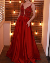 Load image into Gallery viewer, Red Prom Dresses 2021
