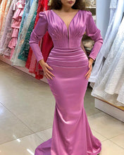 Load image into Gallery viewer, Mauve Mermaid Prom Dresses
