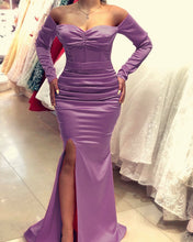 Load image into Gallery viewer, Mauve Prom Dresses Mermaid
