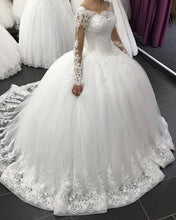 Load image into Gallery viewer, Long Sleeves Wedding Dress 2021
