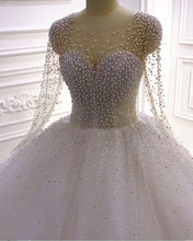 Load image into Gallery viewer, Sheer Sleeves Wedding Dresses
