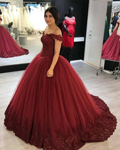 Load image into Gallery viewer, maroon-wedding-dress
