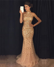 Load image into Gallery viewer, Halter-Evening-Gowns
