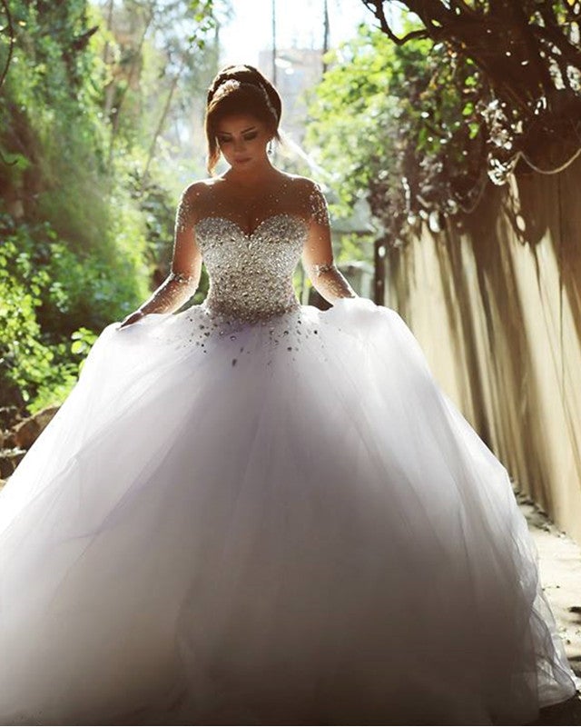 recipe catalina salad dressing Ball Gown Wedding Dresses Pearl Beaded Long Sleeves – alinanova