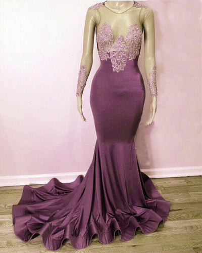 Mauve Prom Dresses Black Girl