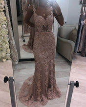Load image into Gallery viewer, Dusty Pink Prom Dresses Mermaid
