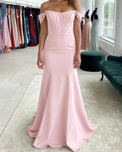 Load image into Gallery viewer, Mermaid Soft Pink Prom Dress
