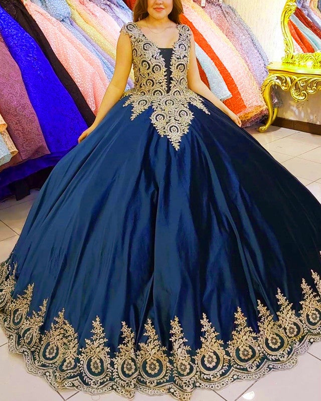 Mexican Themed Quinceanera Dresses Ball Gown Gold Lace Mexican Themed Quinceanera Dresses Ball Gown Gold Lace