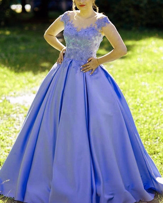 Modest Ball Gown Prom Dresses With Pockets Modest Ball Gown Prom Dresses With Pockets