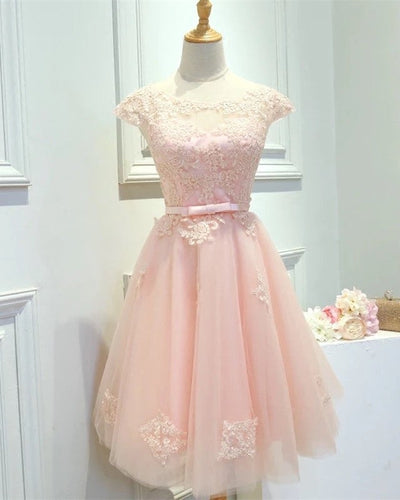 Modest Homecoming Dresses Pink