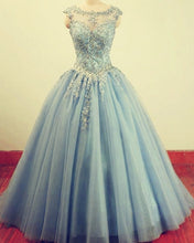Load image into Gallery viewer, Light Blue Quinceanera Dresses Ball Gowns
