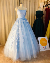 Load image into Gallery viewer, Light Blue Prom Dresses 2020
