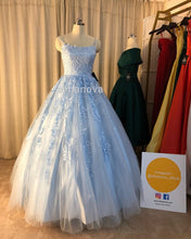Load image into Gallery viewer, Light Blue Quinceanera Dresses 2021
