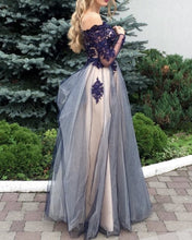 Load image into Gallery viewer, Princess Prom Dresses With Nude Tulle
