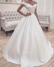 Load image into Gallery viewer, alinanova 3121 satin wedding dresses
