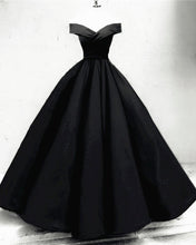 Load image into Gallery viewer, Off The Shoulder Ball Gown Satin Dresses

