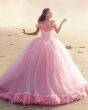 Load image into Gallery viewer, Pink Tulle Ball Gown
