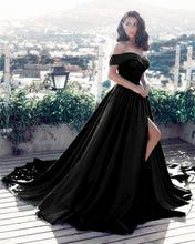 Load image into Gallery viewer, Velvet Prom Dresses Black
