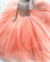 Load image into Gallery viewer, Coral Quinceanera Dresses 2021
