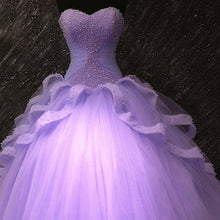 Load image into Gallery viewer, Pearl Sweetheart Ruffles Wedding Dress Ball Gown
