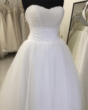 Load image into Gallery viewer, Sweetheart-Wedding-Dresses-Pearl-Beaded
