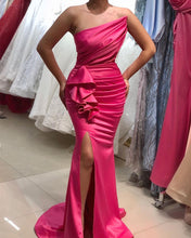 Load image into Gallery viewer, Hot Pink Mermaid Prom Dresses

