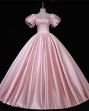 Load image into Gallery viewer, Pink 80s ball gown prom dresses
