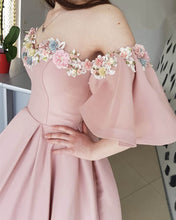 Load image into Gallery viewer, Cute Pink Prom Dresses
