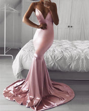 Load image into Gallery viewer, Dust Pink Prom Dresses Mermaid
